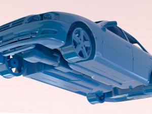Toyota Chaser JZX100 scale print kit 3Dプリントモデル