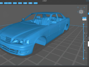 Toyota Chaser JZX100 scale print kit 3Dプリントモデル
