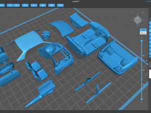Toyota Chaser JZX100 scale print kit 3Dプリントモデル