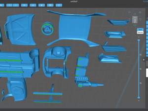 Toyota Chaser JZX100 scale print kit 3Dプリントモデル