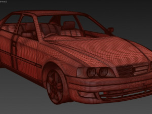 Toyota Chaser JZX100 scale print kit 3Dプリントモデル