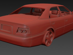 Toyota Chaser JZX100 scale print kit 3Dプリントモデル