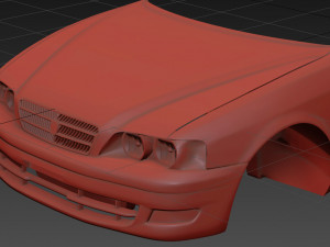 Toyota Chaser JZX100 scale print kit 3Dプリントモデル