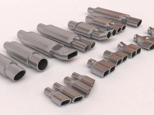 Muffler Pack 01 printable 3D Print Model