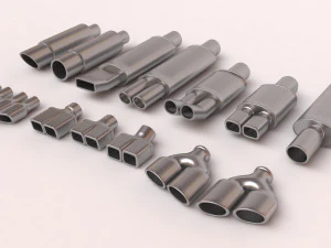 Muffler Pack 01 printable 3D Print Model