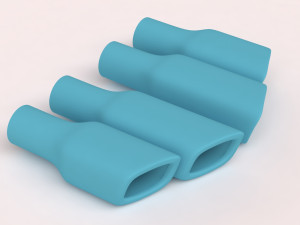 Muffler Pack 01 printable 3D Baskı Modeli