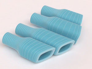 Muffler Pack 01 printable 3D Baskı Modeli