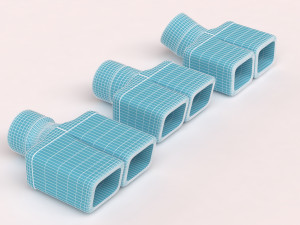 Muffler Pack 01 printable 3D Baskı Modeli