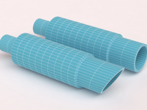 Muffler Pack 01 printable 3D Baskı Modeli