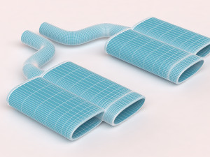 Muffler Pack 02 printable 3Dプリントモデル