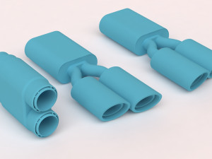 Muffler Pack 02 printable 3Dプリントモデル