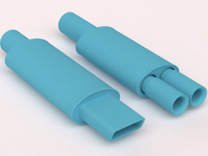 Muffler Pack 02 printable 3Dプリントモデル