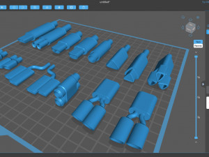 Muffler Pack 02 printable 3Dプリントモデル