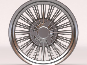Classic Spoked Rim Printable Modelo de impresión 3D