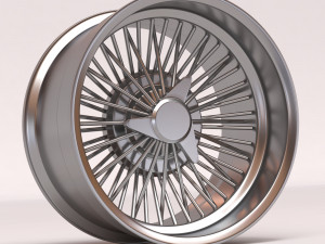 Classic Spoked Rim Printable Modello di stampa 3D