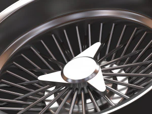 Classic Spoked Rim Printable 3D Print Model