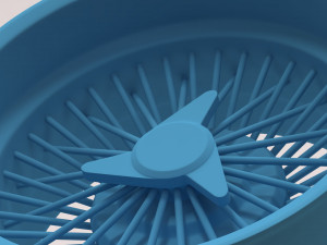 Classic Spoked Rim Printable Modello di stampa 3D