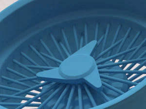 Classic Spoked Rim Printable 3D Print Model