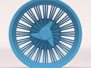 Classic Spoked Rim Printable 3D Print Model