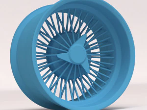 Classic Spoked Rim Printable 3D Print Model