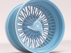 Classic Spoked Rim Printable Modello di stampa 3D