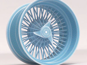 Classic Spoked Rim Printable 3D Print Model