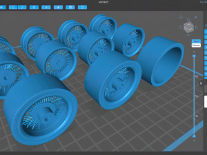 Classic Spoked Rim Printable Modello di stampa 3D
