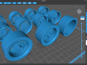 Classic Spoked Rim Printable 3D Print Model