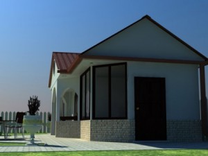 backyard house 2 3D 모델