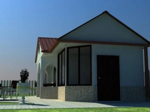 backyard house 2 3D Model
