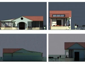 backyard house 2 3D Model