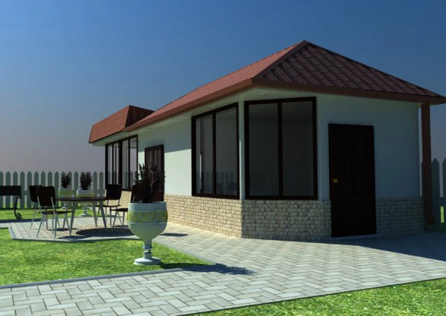 casa de quintal 3 Modelo 3D .c4d .max .obj .3ds .fbx .stl .blend 