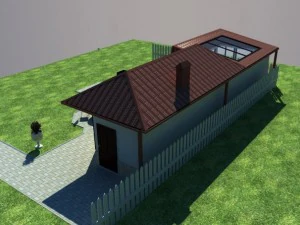 casa de quintal 3 Modelo 3D
