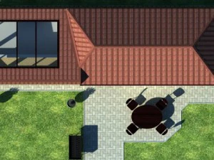 casa de quintal 3 Modelo 3D