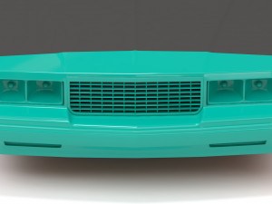 1986 Chevy Monte Carlo Luxury Sport Bumpers print kit Modèles 3D en vedette