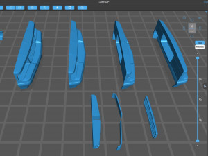 1986 Chevy Monte Carlo Luxury Sport Bumpers print kit Modèles 3D en vedette