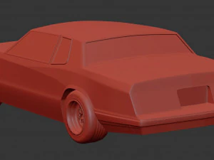 1986 Chevy Monte Carlo Luxury Sport Bumpers print kit 3D Print Model