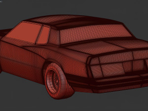 1986 Chevy Monte Carlo Luxury Sport Bumpers print kit Modèles 3D en vedette