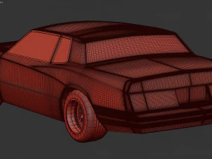 1986 Chevy Monte Carlo Luxury Sport Bumpers print kit 3D Print Model