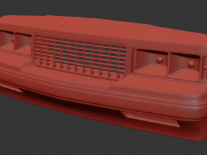 1986 Chevy Monte Carlo Luxury Sport Bumpers print kit Modèles 3D en vedette