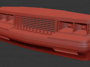 1986 Chevy Monte Carlo Luxury Sport Bumpers print kit 3D Print Model