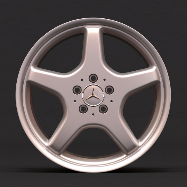 Mercedes-Benz AMG III rim 3D प्रिंट मॉडल .c4d .max .obj .3ds .fbx .stl .blend 