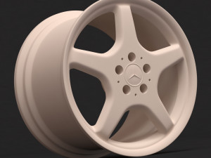 Mercedes-Benz AMG III rim 3D प्रिंट मॉडल