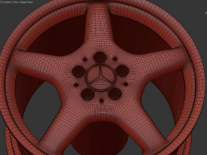 Mercedes-Benz AMG III rim 3D प्रिंट मॉडल