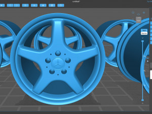 Mercedes-Benz AMG III rim 3D प्रिंट मॉडल