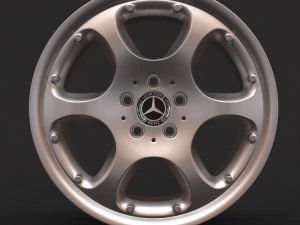 メルセデス・ベンツ シルバー アロー ホイール 3Dプリントモデル
