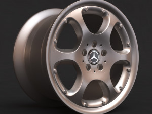 Mercedes-Benz Silver Arrow Wheel Modelo de Impressão 3D