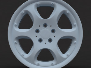 Mercedes-Benz Silver Arrow Wheel Modelo de Impressão 3D