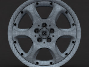 Mercedes-Benz Silver Arrow Wheel Modelo de Impressão 3D