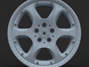 Mercedes-Benz Silver Arrow Wheel Modelo de Impressão 3D